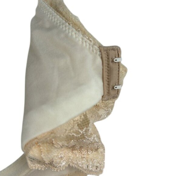 Maidenform Bra Wire Beige Lace Women's Size 38D - See description - Picture 6 of 8